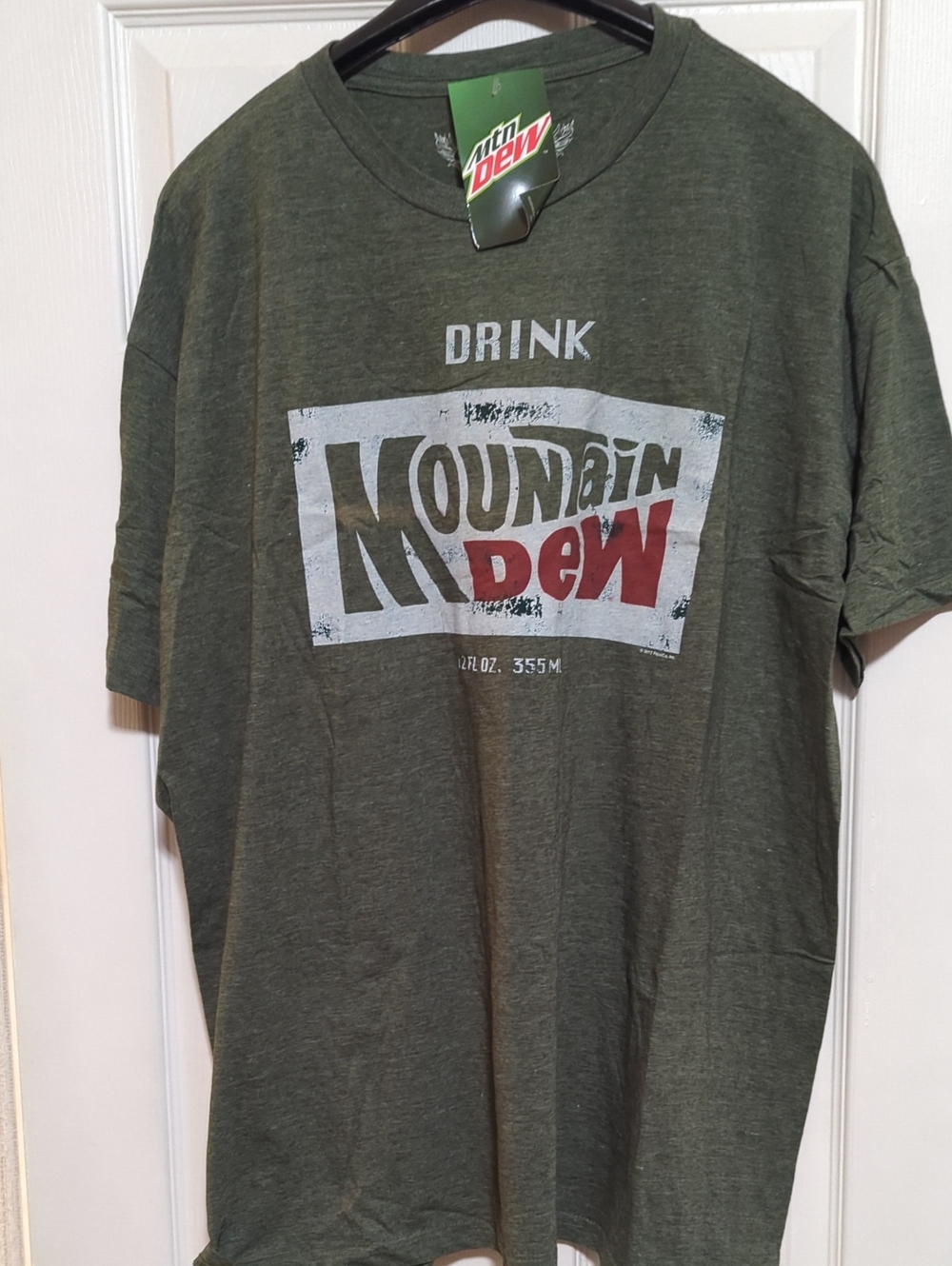 Men's Olive Green Logo Tee